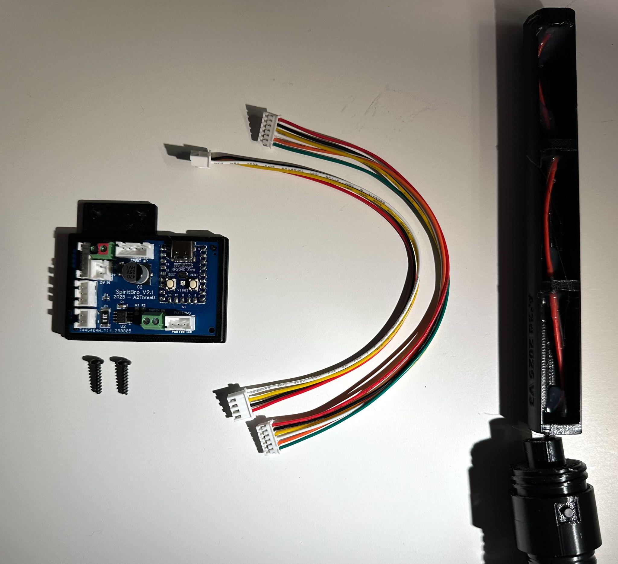SpiritBro kit for FrankenGeek electronics